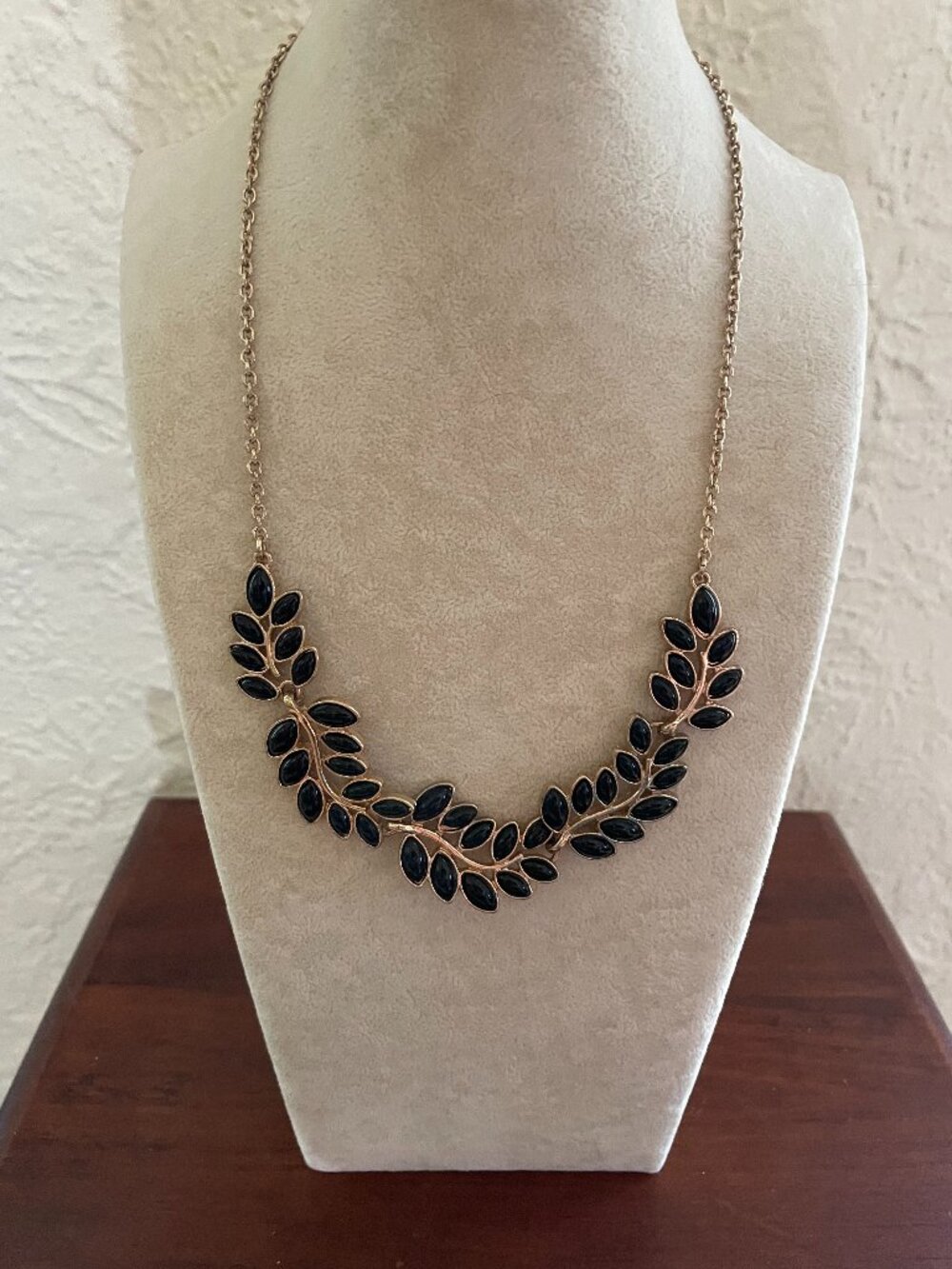 H&M Black and Gold Tone Necklace